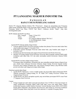 LMPI Panggilan RUPS 2021 250