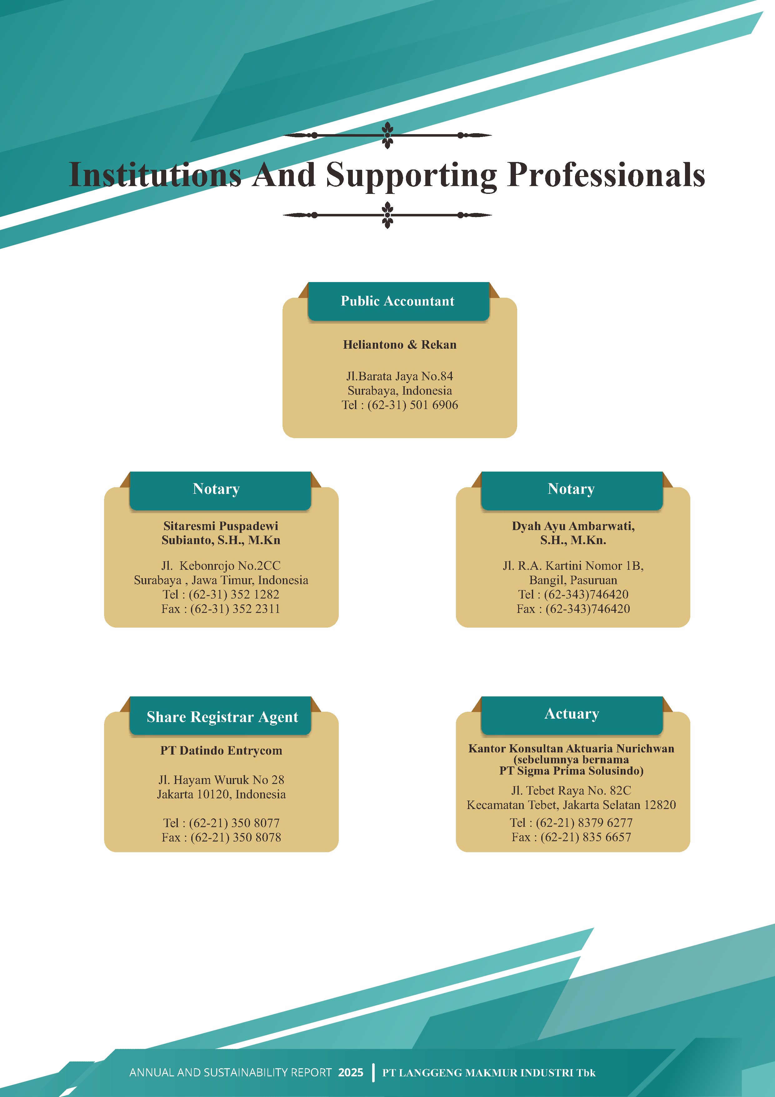Institutions Supporting Professionals EN