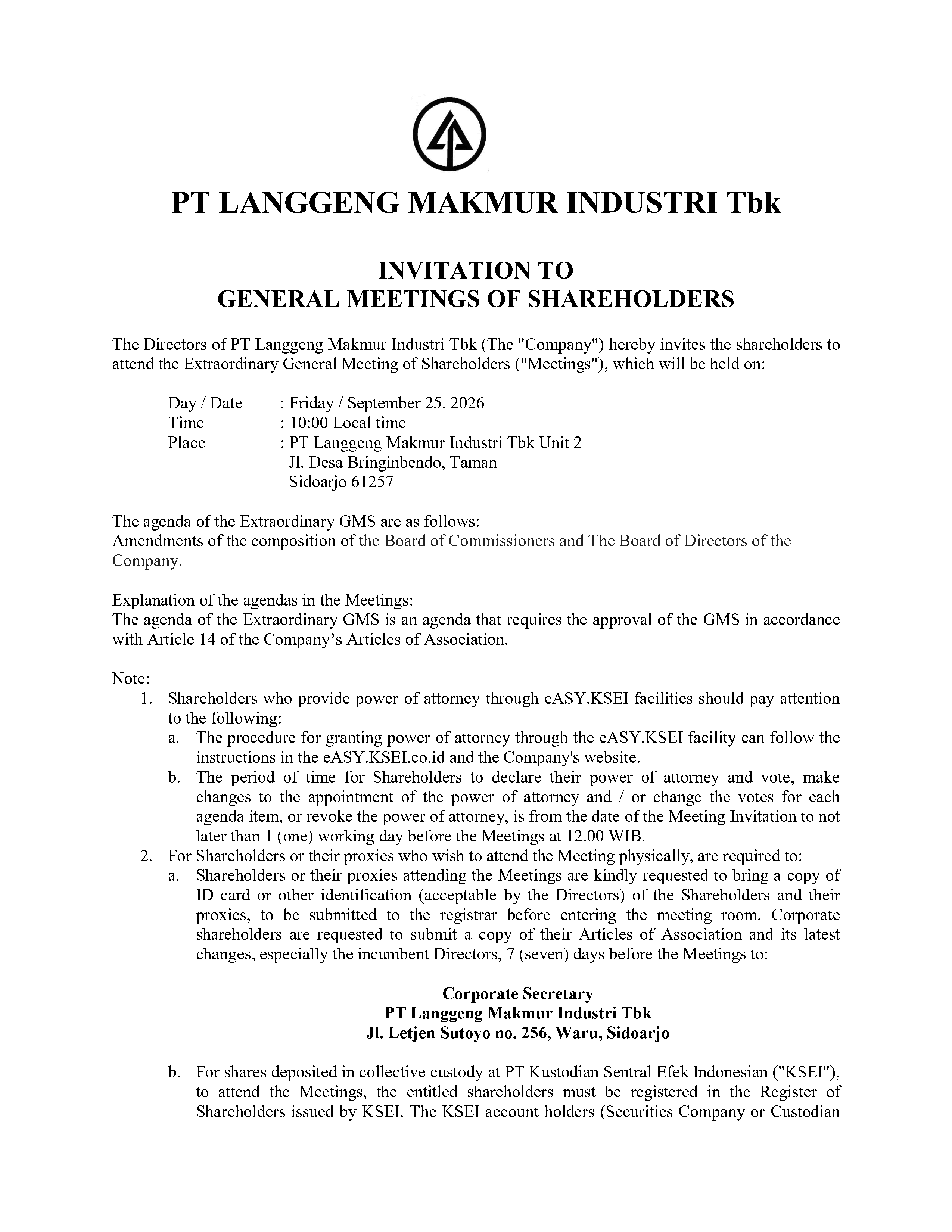 26 LMPI Risalah RUPS Page1